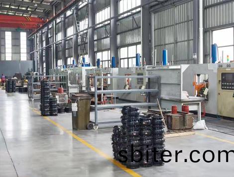 现代化的硫化车间